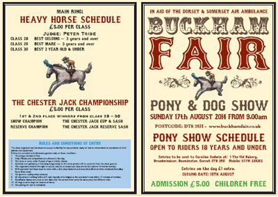Pony Schedule